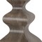 Homeroots Set of Two 30" Distressed Brown Table Lamp With White Cone Shade 571296 - alternate 3