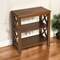 Homeroots 25" Brown Two Tier Standard Bookcase 389561 - alternate 2