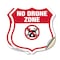 Signmission No Drone Shield Sign No Drone Zone From, 18 inch X 18 inch, Vinyl Decal, 2PK SHI-D-2PACK-18-392 - alternate 1
