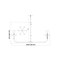 Z-Lite Tova Matte Black 6 Light Chandelier 3049-45MB - alternate 3
