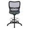 Space Seating 13 Series Deluxe AirGrid Back Drafting Chair, Grey 13-37N20D-2M - alternate 4