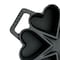 Martha Stewart Martha by 6 Cups Heart Mold Pre-seasoned Cast Iron Pan in Black 134697.01 - alternate 3