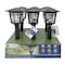 Boston Harbor Solar Coach Stake Light, NIMh Battery, AA Battery, 1Lamp, Plastic and Glass Fixture, Black 26072 - alternate 1