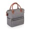 Picnic Time Family Of Brands Urban Lunch Bag Cooler, Gray with Brown Accents 511-00-105-000-0 - alternate 2