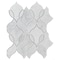 Msi Carrara White Ellipsis SAMPLE Polished Marble Mesh-Mounted Mosaic Tile ZOR-MD-0293-SAM - alternate 2