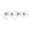 Jonathan Y Irving 27.75" 4-Light Seeded Glass/Iron Modern Contemporary LED Vanity Light, Chrome JYL7558C - alternate 4