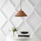 Jonathan Y Hattie 15 in. 1-Light Coastal Bohemian Metal and Woven Rattan LED Pendant Light, Gold Painting/Brown JYL5713A - alternate 5