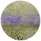 Homeroots 8' Green Purple And Black Round Abstract Washable Indoor Outdoor Area Rug 603091 - alternate 2