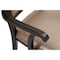 Leisuremod Madera Open Back Leather Dining Side Chair, Fully Assembled MCAWNR-18CP - alternate 3