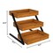 Koolmore 16.5 In. 3 Tiered Wooden Staircase Display Case KM-SDW-3ST - alternate 2