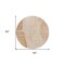 Homeroots 8' Terra Cotta Orange And Copper Round Abstract Washable Indoor Outdoor Area Rug 582046 - alternate 3