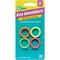 Lucky Line Vinyl Medium Size Small Key Identifier Ring Assorted Neon Colors, 4PK 16706 - alternate 1
