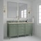 James Martin Vanities Brittany 60" Double Vanity, Smokey Celadon, w/ 3 CM Tajnar Eclos Top w/FreePower Wireless Charger 650-V60D-SC-FTJR - alternate 3