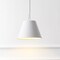 Jonathan Y Harper 12" 1-Light Industrial Farmhouse Adjustable Tapered Cone Empire Metal LED Pendant, White JYL7586C - alternate 6