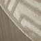 Homeroots 4' Cream And Beige Round Geometric Indoor Outdoor Area Rug 573906 - alternate 3