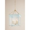Mitzi Rosalie 4 Light Lantern 17.25 In. Aged Brass/Soft Arctic Blue H932704L-AGB/SAO - alternate 2