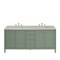 James Martin Vanities Chicago 72" Double Vanity, Smokey Celadon, w/ 3 CM Siberian Silestone Top 503-V72-SC-3SFR - alternate 1