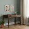 Homeroots 48" Brown Wood Computer Desk 640684 - alternate 4