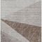 Homeroots 5' X 8' Gray Silver And Taupe Geometric Washable Indoor Outdoor Area Rug 582471 - alternate 3