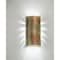Luxury Lighting Masons Select 13 in Tall Ceramic Backlit Slate Look Outdoor Wall Light, Painted Yellow Slate Finish SL511-YSL-ud-7 - alternate 1