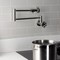 Kingston Brass Wall Mount Pot Filler Faucet, Polished Nickel KS4106RX - alternate 2