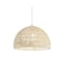 Jonathan Y Campana 20" 1-Light Bohemian Modern Woven Rope/Iron LED Pendant, Cream JYL6504A - alternate 1