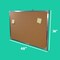Crestline Products 36 x 48 Aluminum Framed Cork Board 10410 - alternate 3