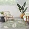 Homeroots 4' X 6' Ivory And Green Palm Leaf Indoor Outdoor Area Rug 552522 - alternate 2