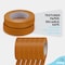 Enday Masking Tape, 1" x 60 Yards, Brown, 6PK 8143-6 - alternate 3