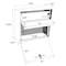 Mail Boss Metro Locking Wall-Mount Mailbox, Granite, 14/16-Gauge Steel 805939 - alternate 2