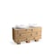 Kohler Bathroom Vanities without Top, Freestanding, Stratified Oak, Brown, 61.02 in W 32299-STT - alternate 2