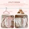 Simple Deluxe Kids Velvet Hangers, 11 Inch Durable Children Hangers for Closet, Pink, 50PK HKHANGVELVETKID50PNK - alternate 3