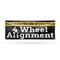 Signmission 4 Wheel Alignment, 18 Inch x 48 Inch, Vinyl Banner B-30451 - alternate 1