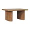 Homeroots 35in Brown Solid Wood Storage Bench With Cabinet 718247 - alternate 3