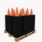Traffic Kontrol 12in Traffic Safety Cone - 1.7 Lbs - Orange - No Reflective Collar - 787PC Bulk Pallet, 787PK TKTC-12-1.7-OR-NC-787 - alternate 1