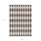 Homeroots 9' X 12' Brown Geometric Washable Indoor Outdoor Area Rug 577023 - alternate 2