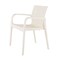 Homeroots Set of Two White Heavy Duty Plastic Outdoor Stacking Dining Chairs, 2PK 565202 - alternate 2