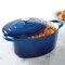 Crock-Pot Crock Pot Artisan 7 Quart Enameled Cast Iron Oval Dutch Oven in Sapphire Blue 69149.02 - alternate 5