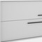 Homeroots 40" Off White Wood Floating Bathroom Vanity With White Sink And Two Drawers 624103 - alternate 2