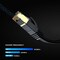 Maximm 1ft Cat7 Flat Shielded Ethernet Cable 10Gbps RJ45, 5PK, Black, 5PK CAT7F-1BK5PK - alternate 2
