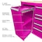 The Original Pink Box 60-Inch 7-Drawer Rolling Tool Cabinet Workstation, Pink PB6007WSR - alternate 2