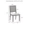Crosley Greer 2-Piece Dining Chair Set CF503119BK-CR - alternate 2