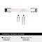 Amerock Incisive 3-3/4 inch (96mm) Center-to-Center Polished Chrome Cabinet Pull, 10PK 10VMP3712126 - alternate 2