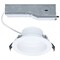 Satco 12/9/6 Wattage Selectable 2700K/3000K/3500K/4000K/5000K CCT Commercial LED Downlight 4 in S13510 - alternate 1