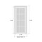 Sartodoors Solid French Door Frosted Glass White 24x84 Solid Core Modern Interior QUADRO4266ID-WS-2484 - alternate 1