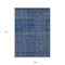 Homeroots 9' X 12' Navy Blue Gray And Brown Striped Washable Indoor Outdoor Area Rug 597413 - alternate 2