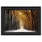 Homeroots Autumn to Winter Black Framed Print Wall Art 405476 - alternate 2