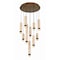 Euf Cambre, Chandelier , 10-Light, 22", Antique Brass, Travertine 50130-023 - alternate 3