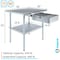 Amgood 30 in. x 36 in. Stainless Steel Table With Drawer AMG WT-3036 + DRAWER-1520-Z - alternate 3