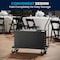 Flash Furniture HERCULES 2 Pk Commercial Black Indoor/Outdoor Lightweight Resin Folding Event Chair w/ Slatted Seat 2-LE-L-1-BK-SLAT-GG - alternate 3